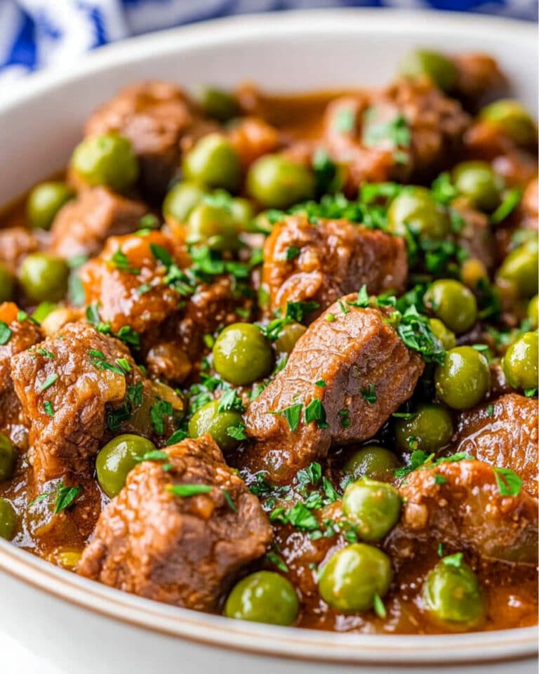 Beef and Pea Stew Recipe