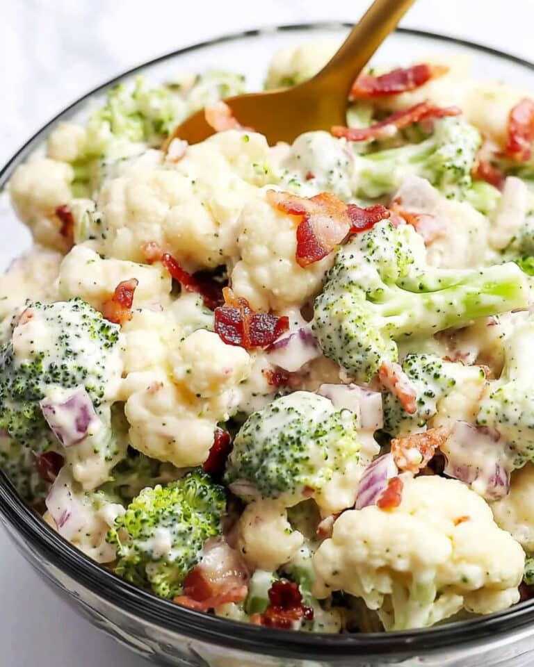 Broccoli Cauliflower Salad Recipe