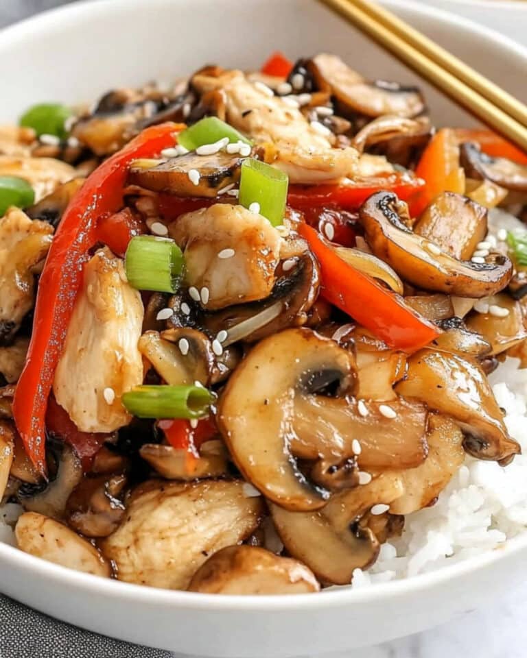 Chicken Mushroom Stir Fry Recipe