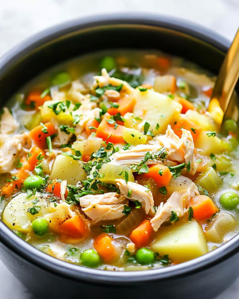 Crockpot Chicken Vegetable Soup Recipe