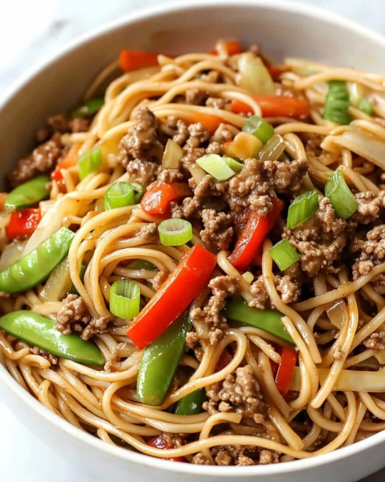 Ground Beef Lo Mein Recipe