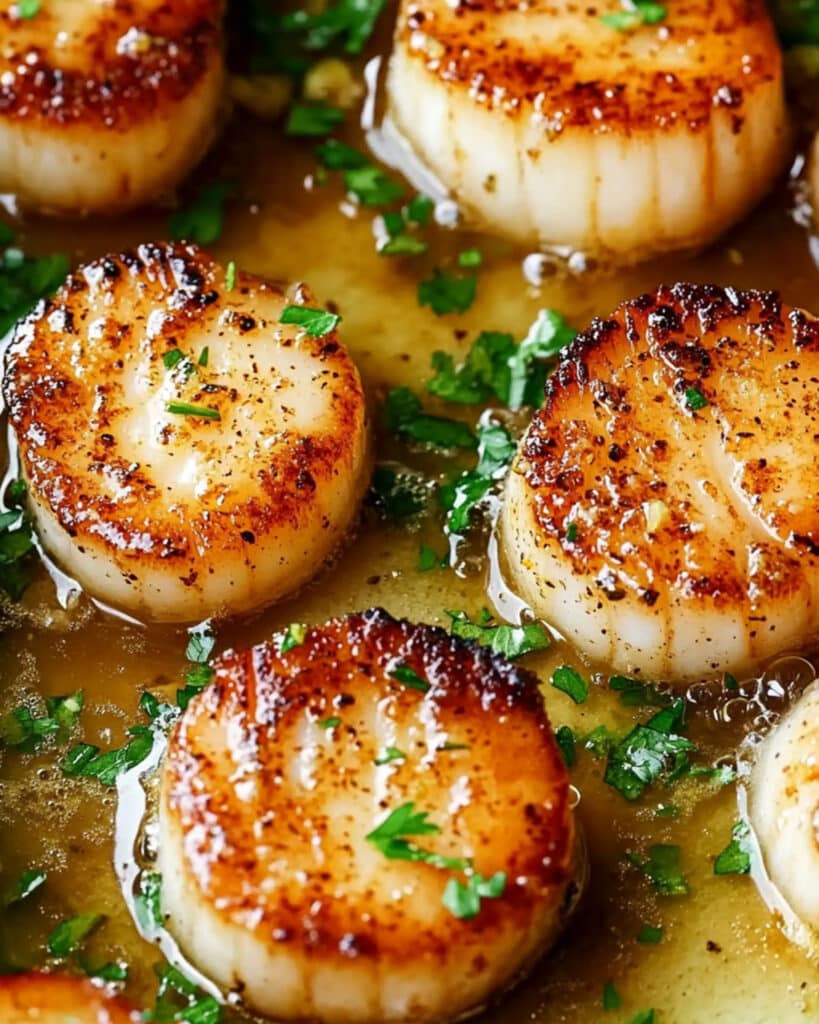 Lemon Garlic Scallops Recipe