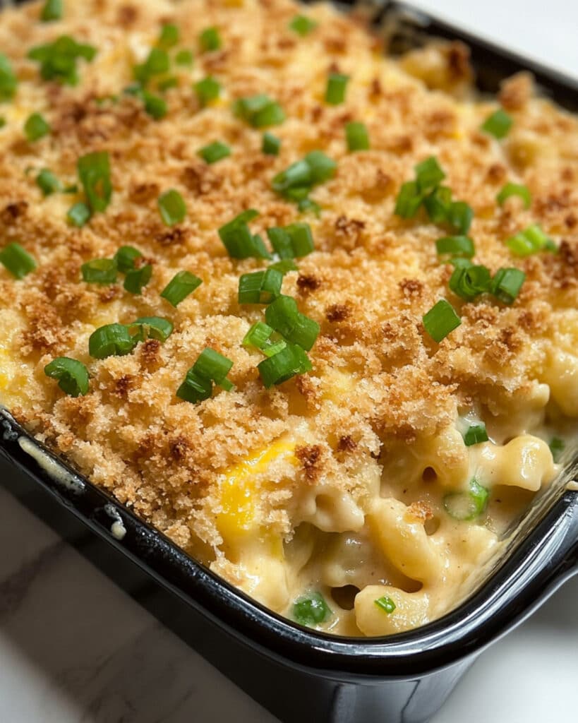 Loaded Mac & Cheese Corn Casserole Recipe