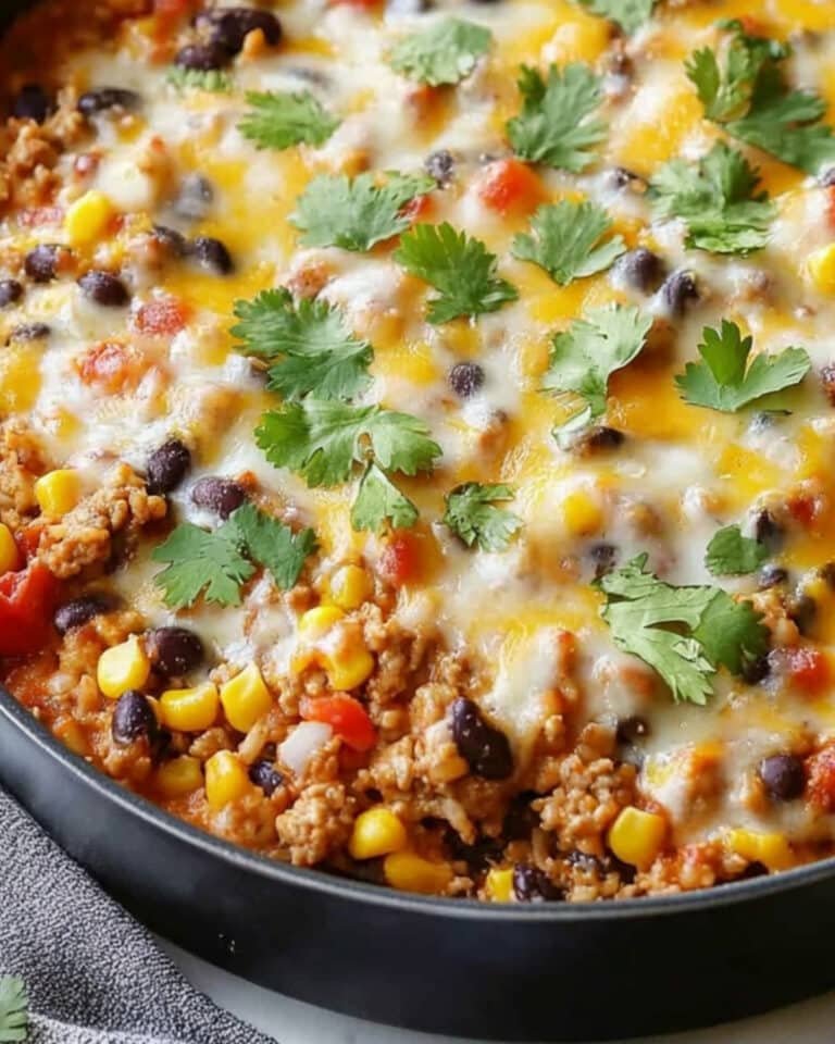 Mexican Beef and Rice Skillet Recipe