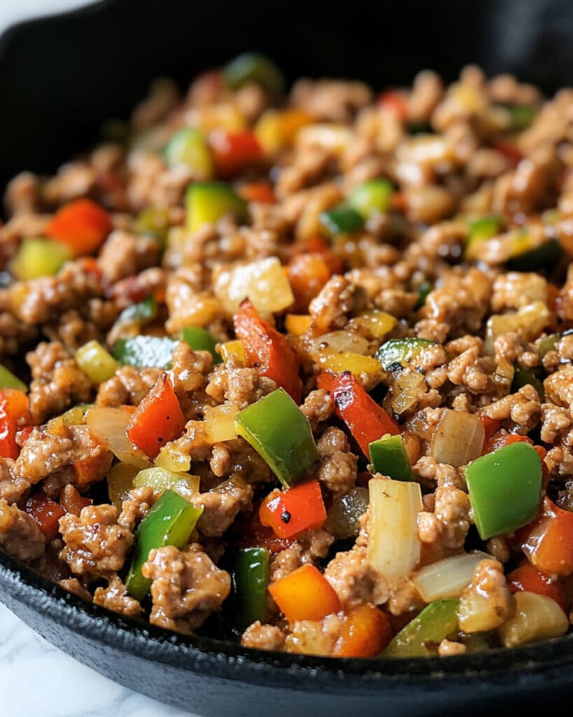 One-Pan Ground Kung Pao Chicken Recipe