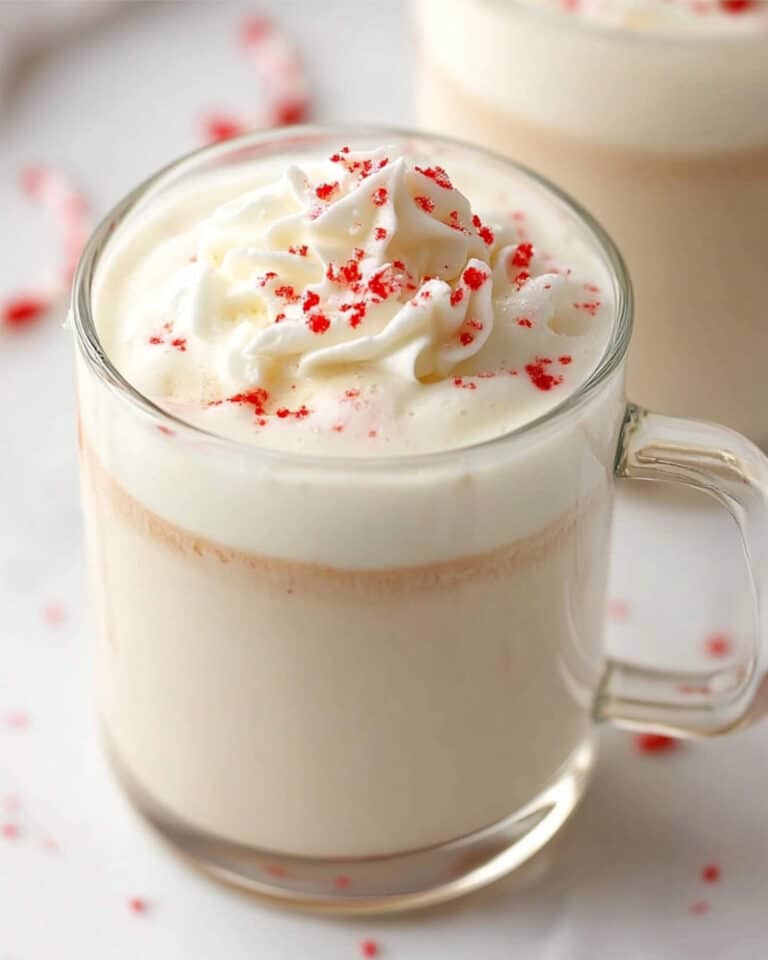 Peppermint White Hot Chocolate Recipe