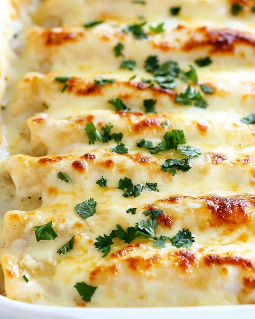 White Chicken Enchiladas Recipe