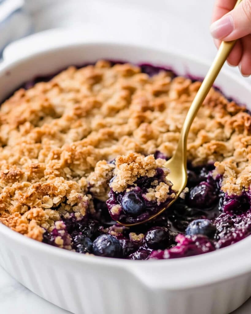 blueberry crisp