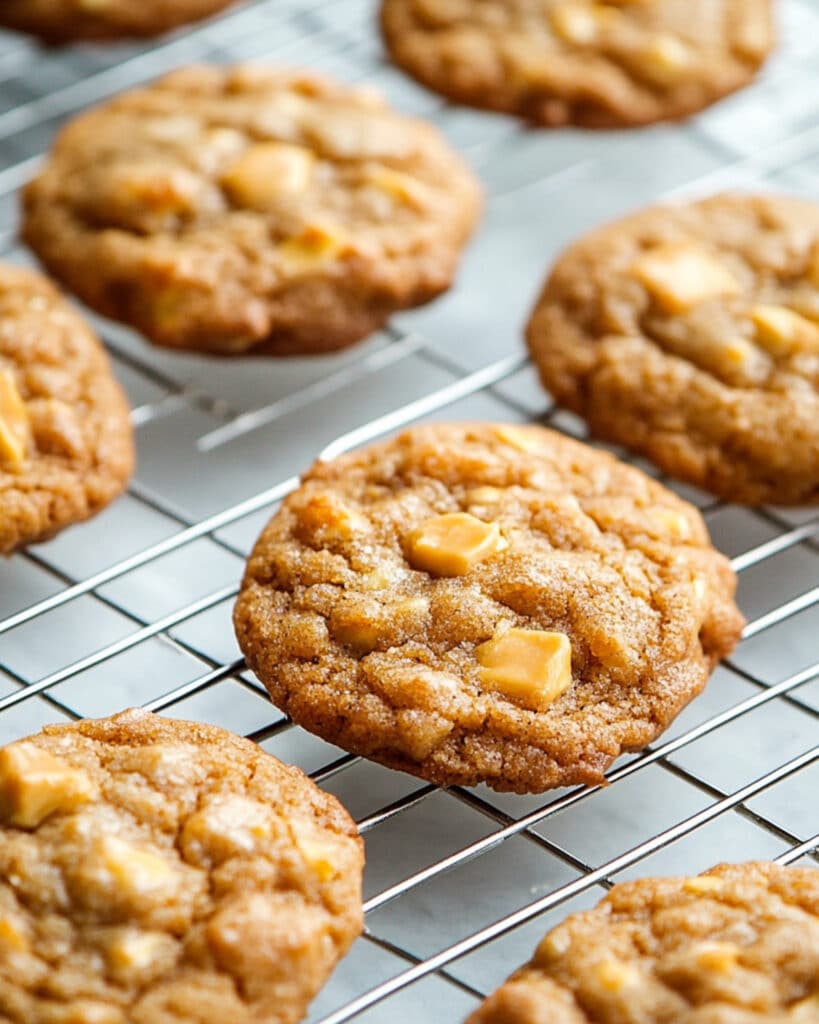 caramel banana bread cookies