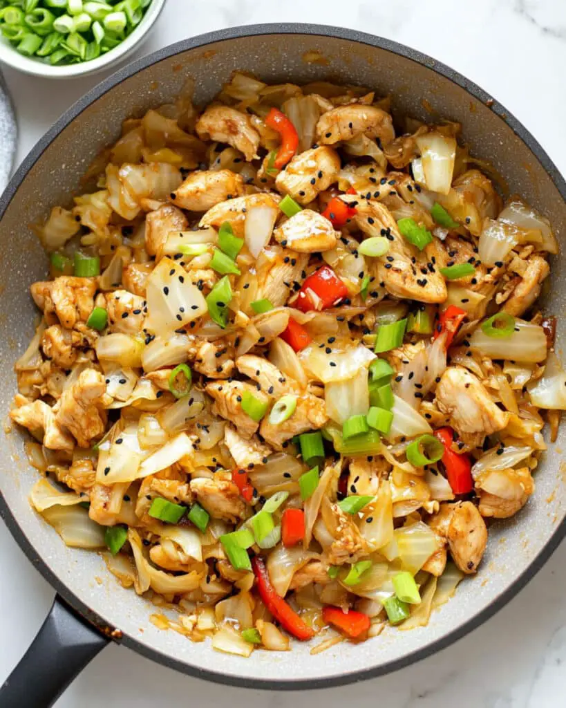 chicken cabbage stir fry