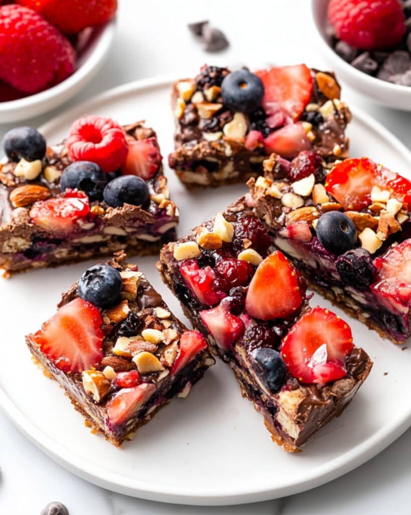 chocolate berry bars