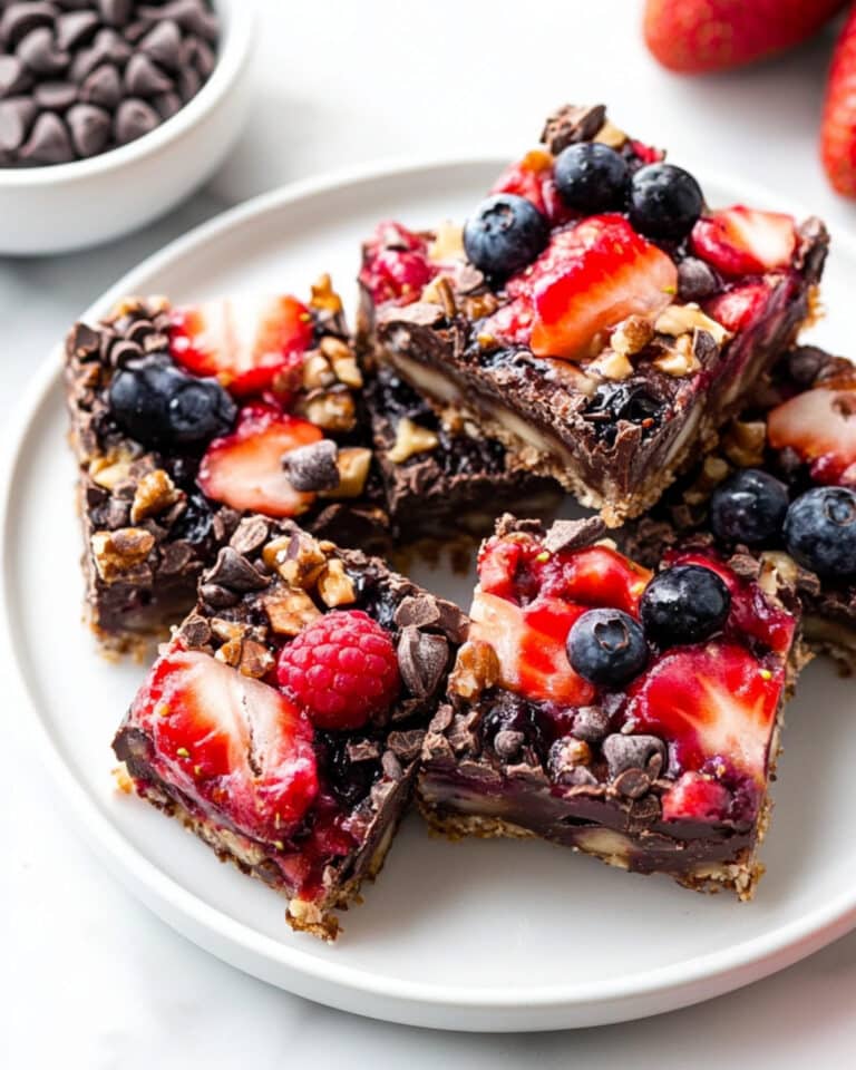 Chocolate Berry Bars Recipe