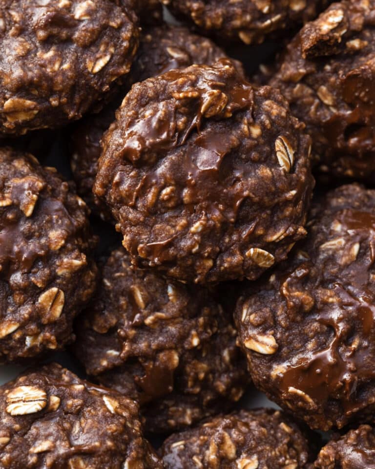 Chocolate Peanut Butter No-Bake Cookies Recipe