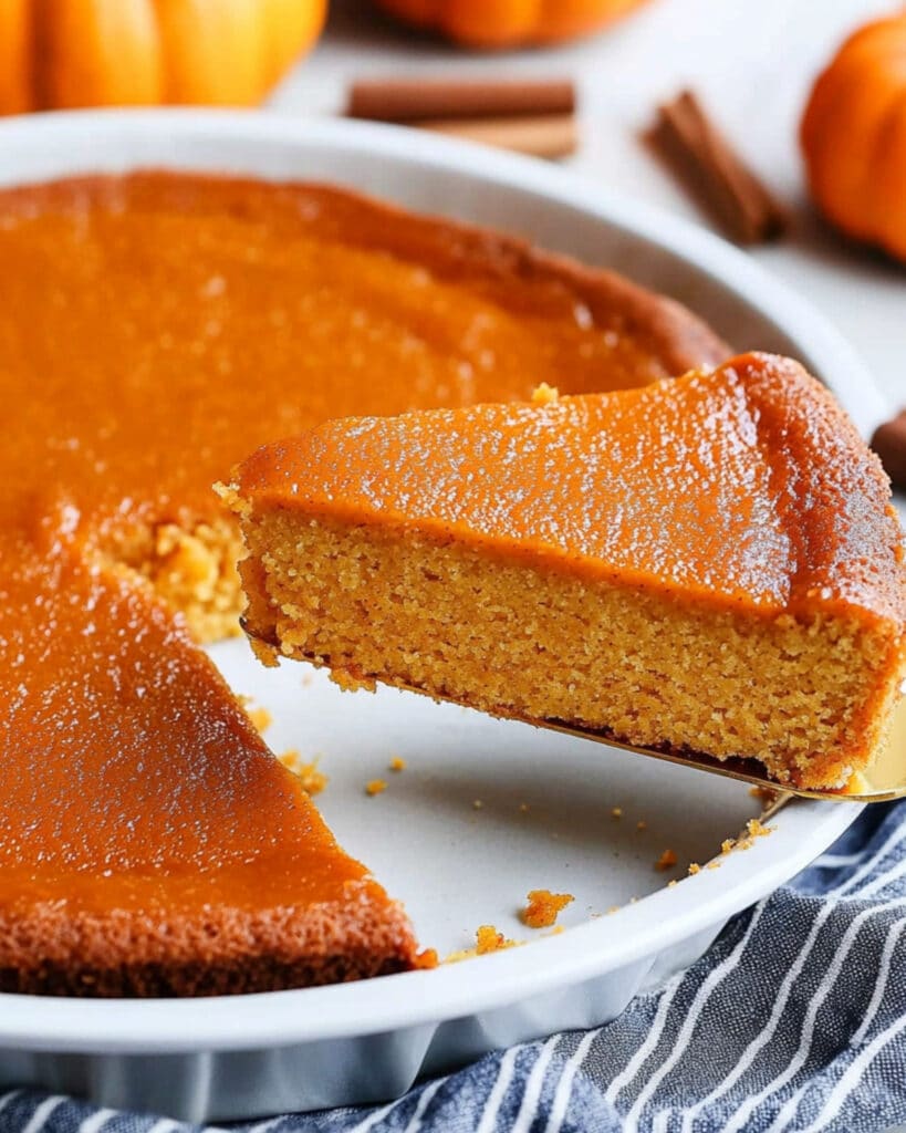 crustless pumpkin pie