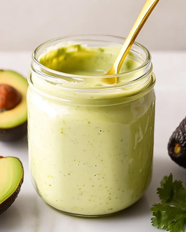 Easy Avocado Dressing Recipe