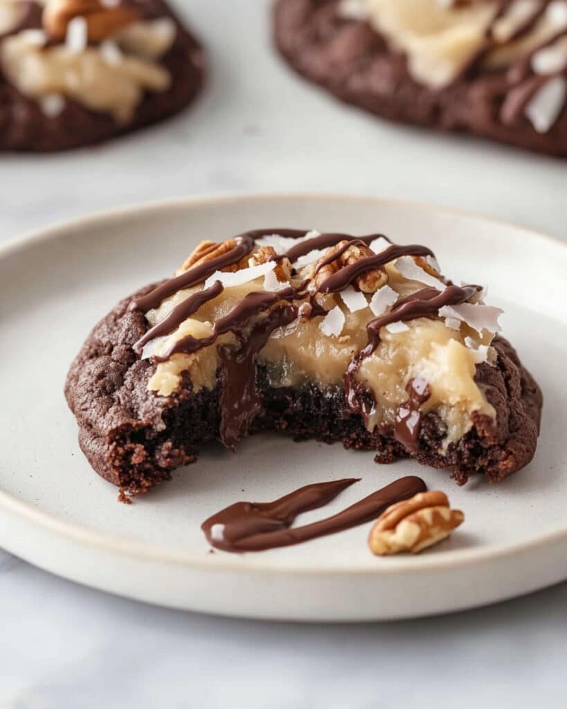 German Chocolate Cookies