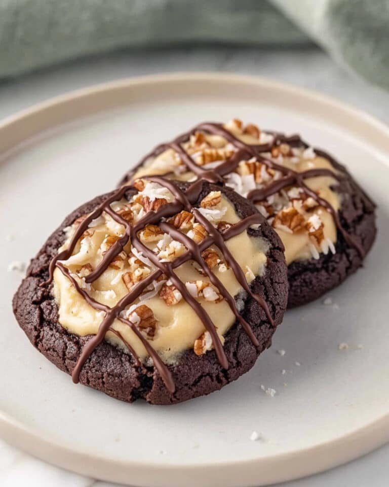 German Chocolate Cookies Recipe