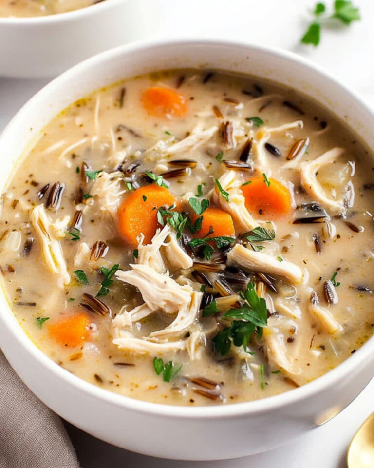 Healthy Chicken Wild Rice Soup Recipe