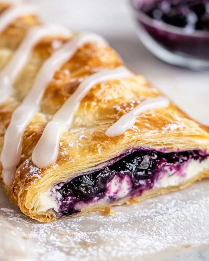 Lemon Blueberry Cheese Danish Recipe