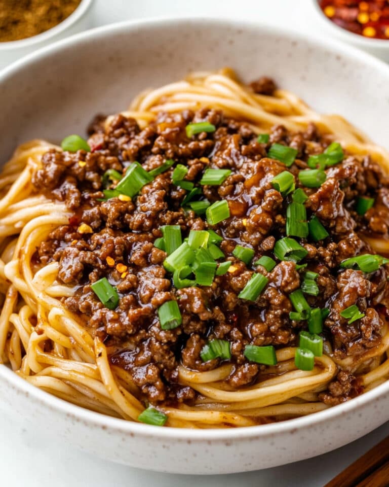 Mongolian Ground Beef and Noodles Recipe