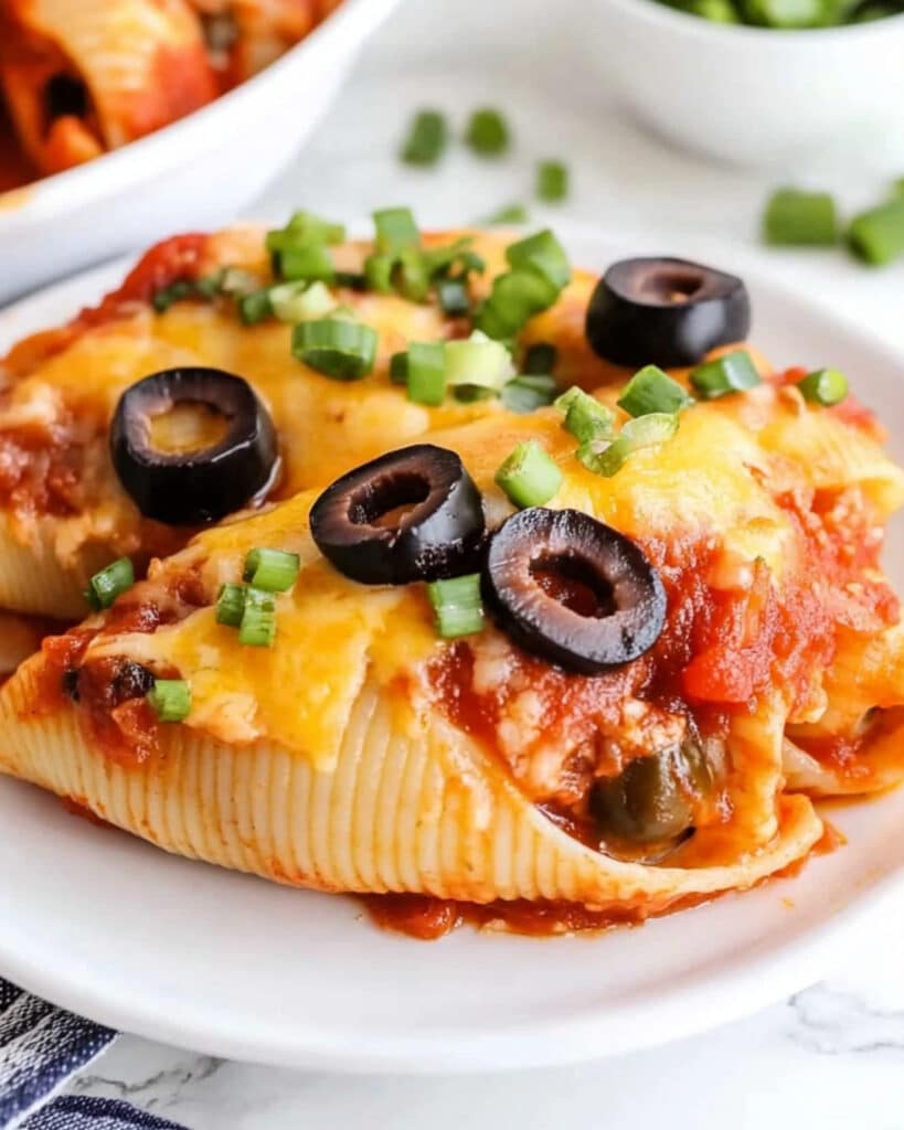 Pizza Stuffed Pasta Shells Recipe