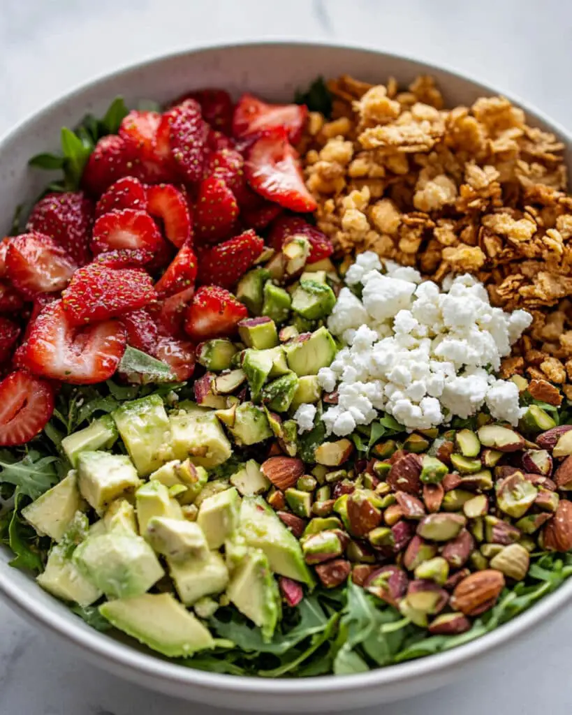 strawberry crunch salad