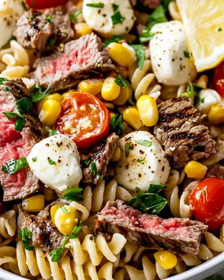 Chimichurri Steak Pasta Salad Recipe
