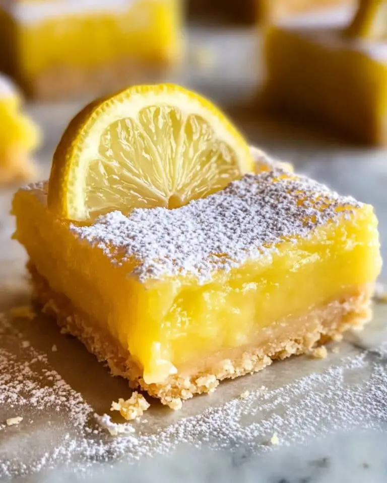 Classic Lemon Bars Recipe