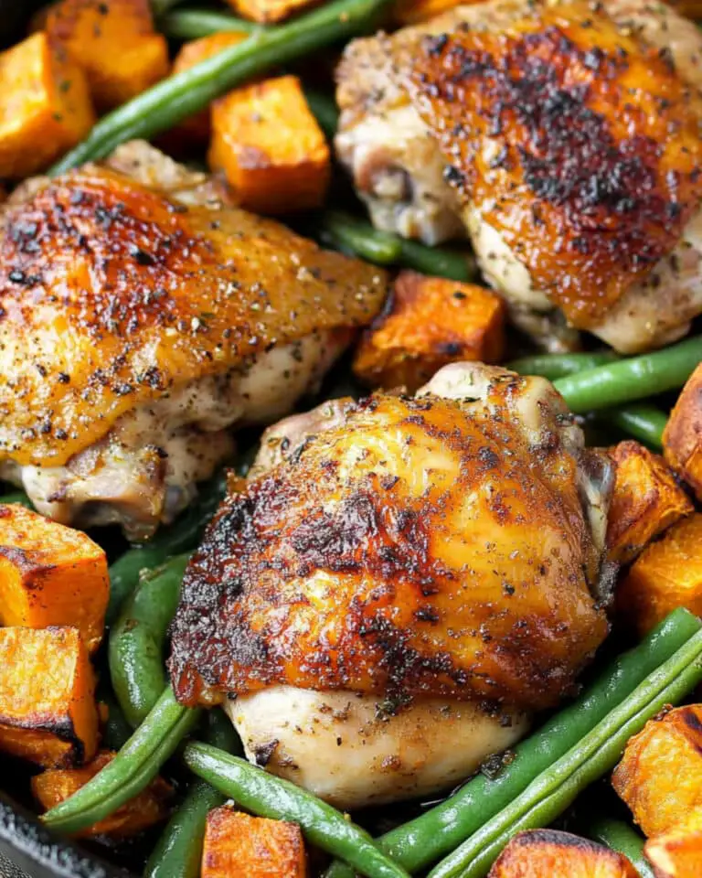 One Pan Maple Mustard Chicken Recipe