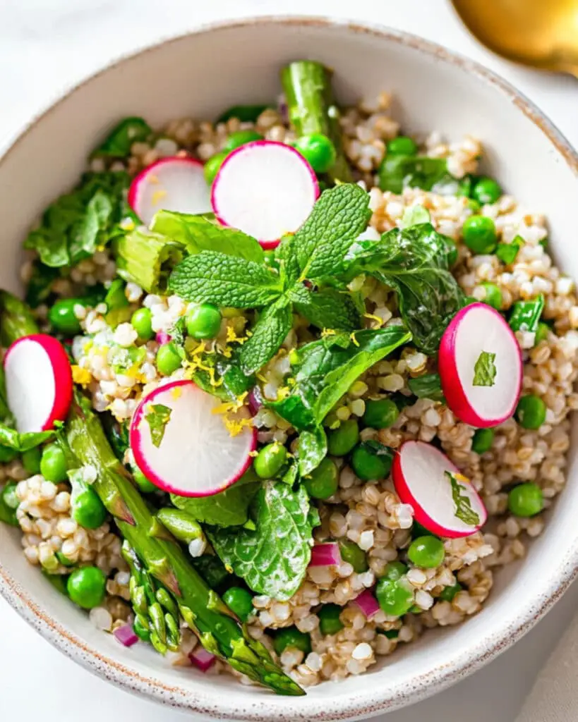 Spring Asparagus and Grain Salad