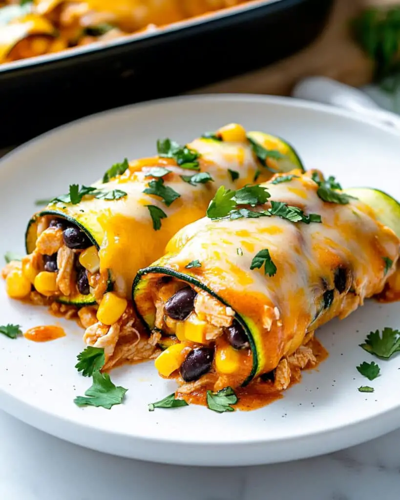 zucchini enchilada roll ups