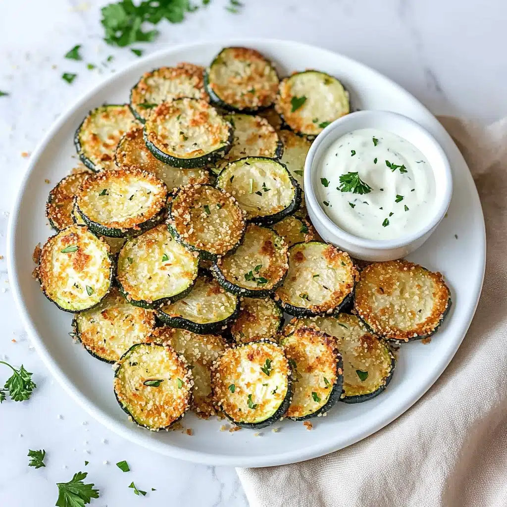 Crispy Baked Zucchini Chips Recipe - Recipe Image