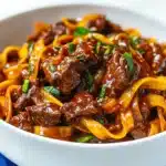 Slow Cooker Korean Beef Noodles Recipe
