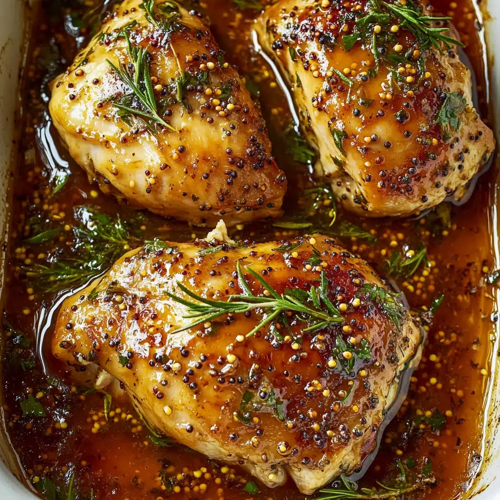 Honey Dijon Rosemary Baked Chicken Recipe - Recipe Image