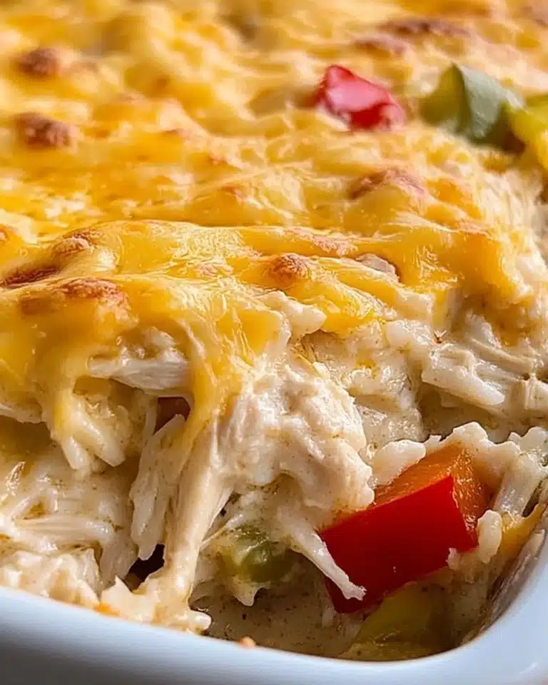 Cheesy Chicken Fajita Casserole Recipe