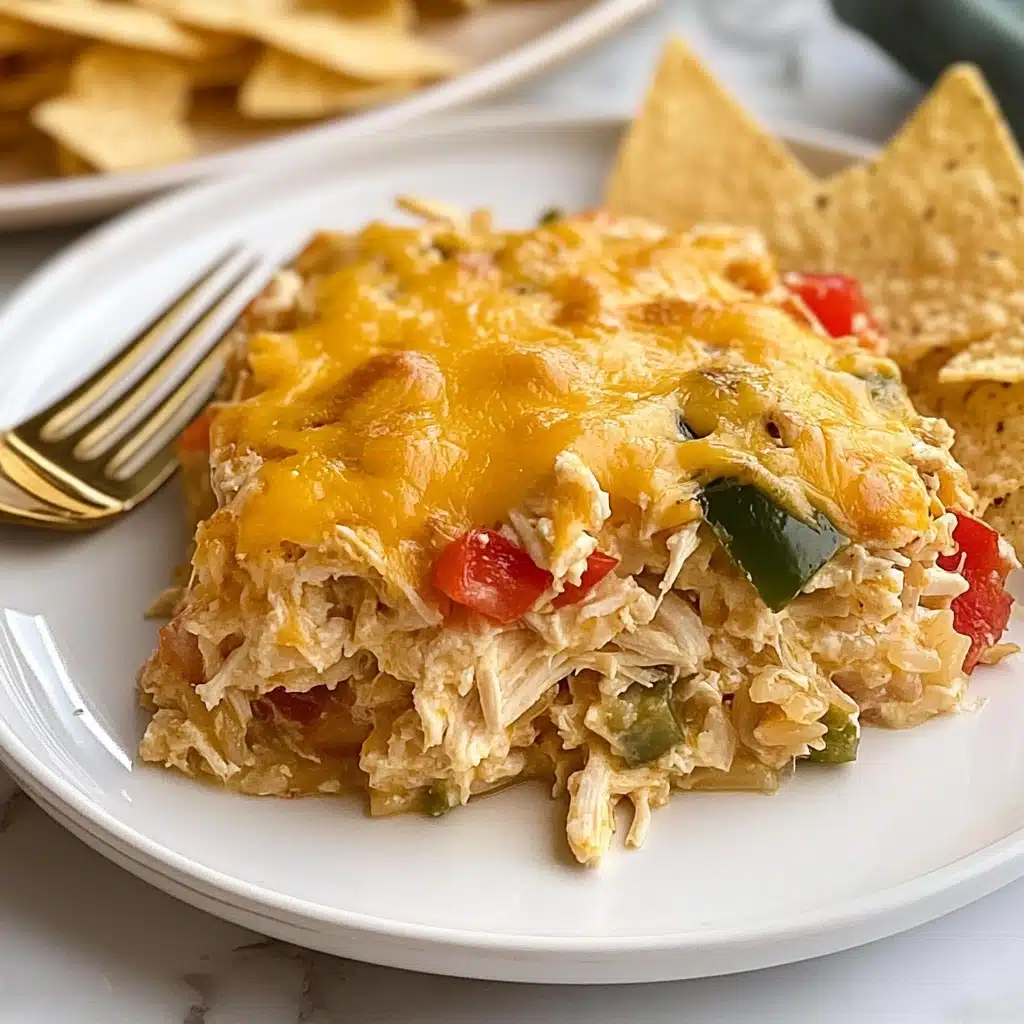 Cheesy Chicken Fajita Casserole Recipe - Recipe Image