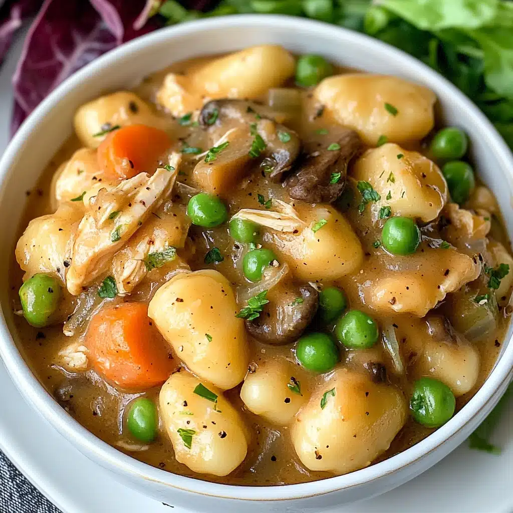 Creamy Chicken and Gnocchi Pot Pie Recipe - Recipe Image