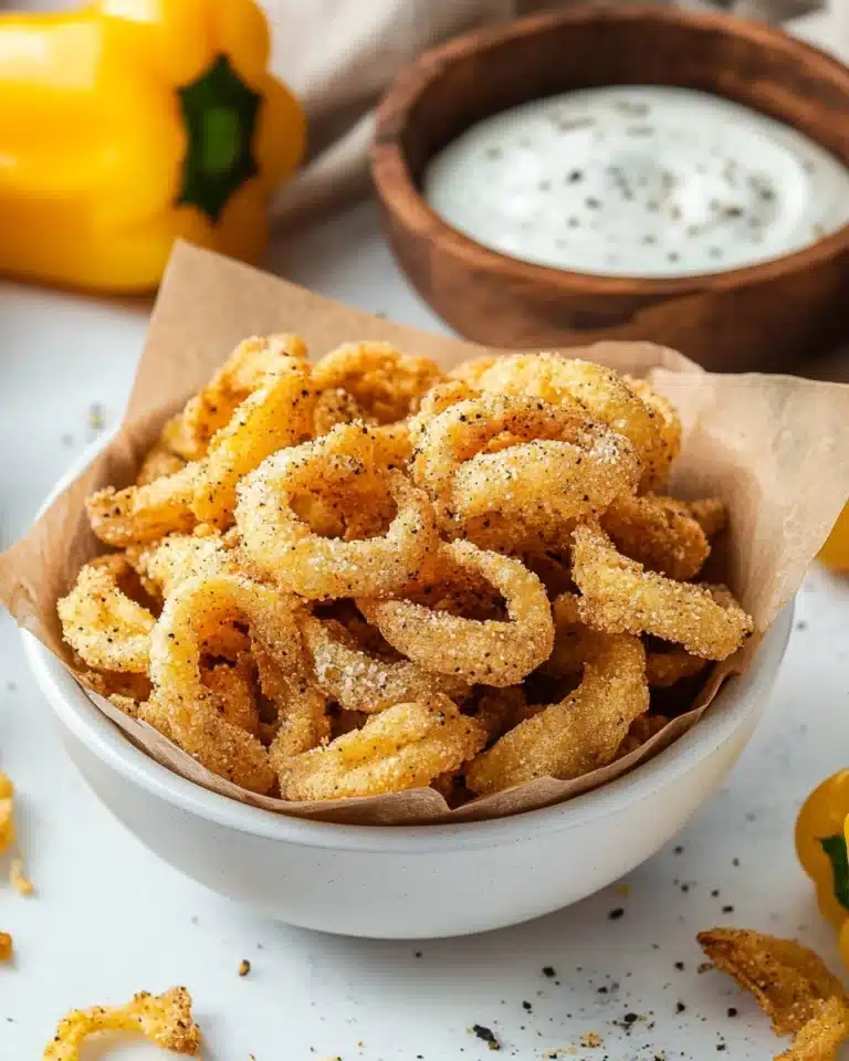 Crispy Air Fryer Banana Pepper Coins Recipe