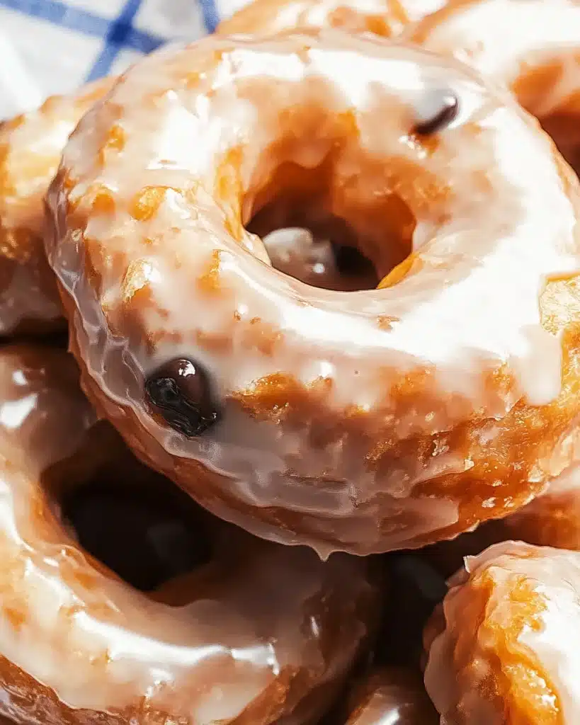 Blueberry Glazed Cake Donuts Recipe