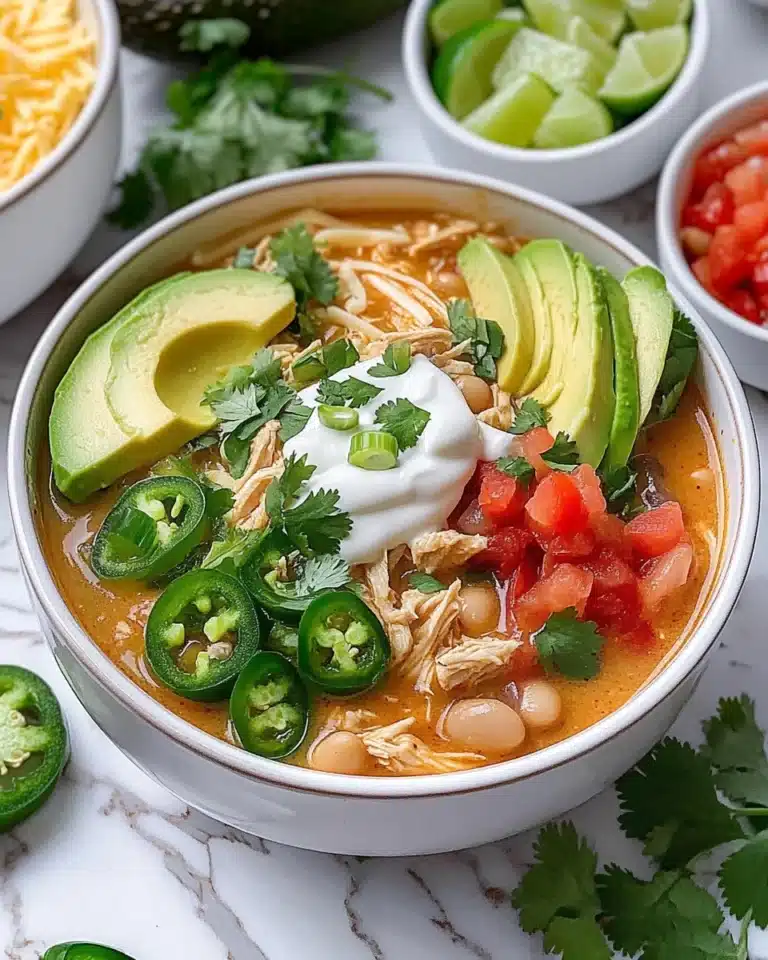 Creamy Cajun White Chicken Chili Recipe