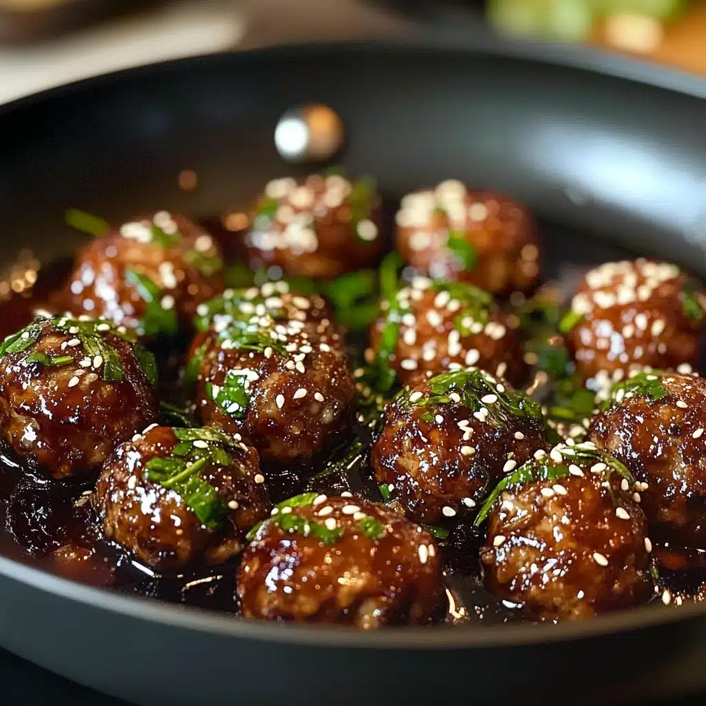 Korean BBQ Meatballs with Spicy Mayo Dip Recipe - Recipe Image