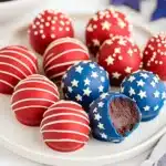 Red, White, and Blue Oreo Truffles Recipe