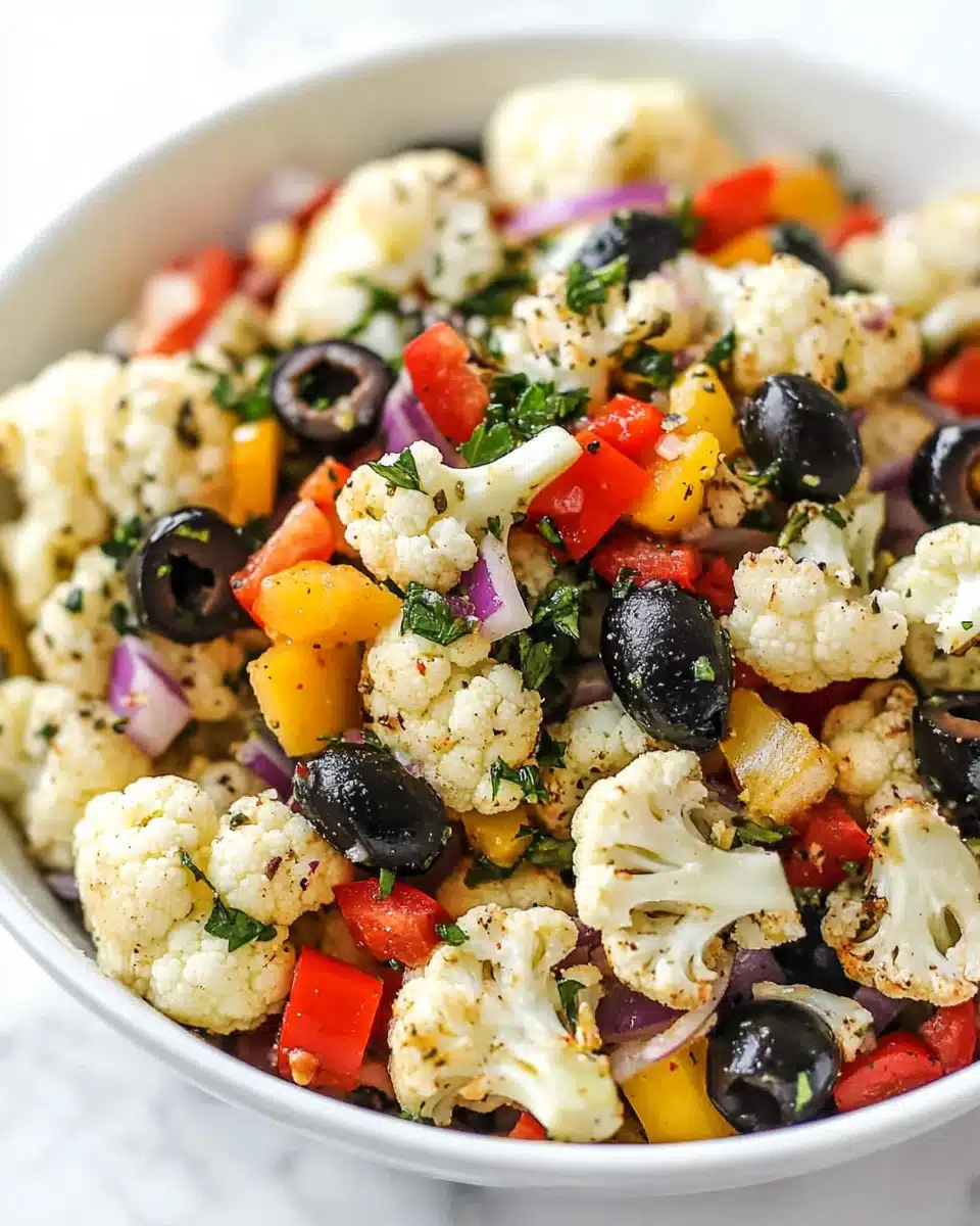 Marinated Cauliflower Salad Recipe