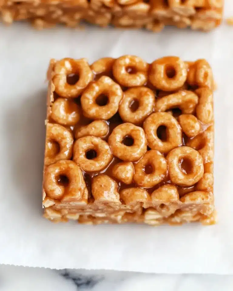 Peanut Butter Cheerio Bars Recipe