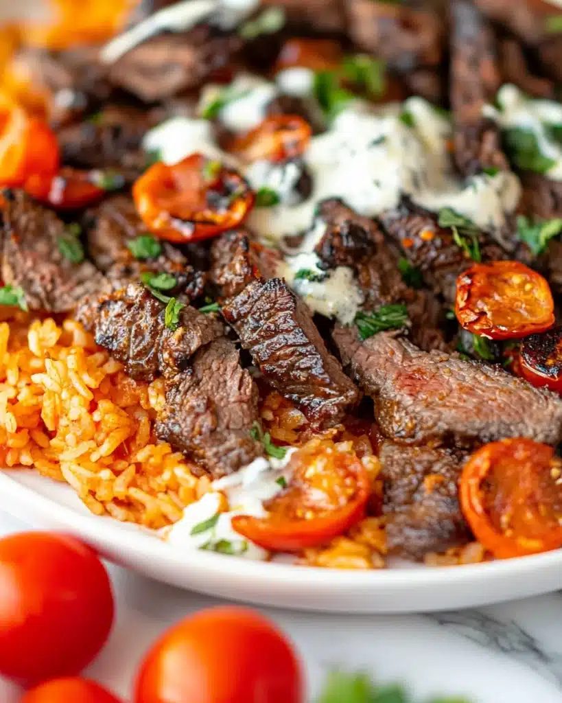 Steak & Queso Rice Recipe