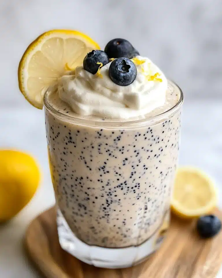 Vegan Lemon Poppy Seed Overnight Oats Recipe