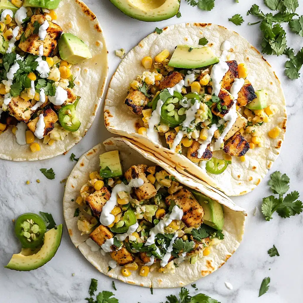 Fiery Street Corn Chicken Tacos Recipe - Recipe Image