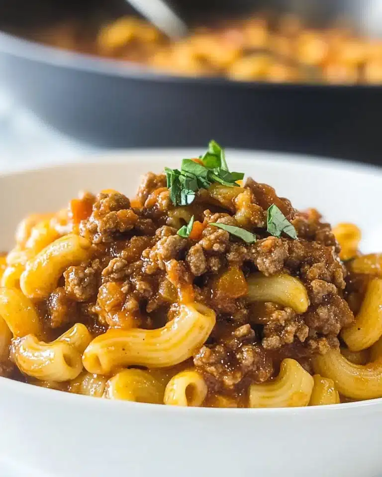 Savory Beefaroni Delight Recipe