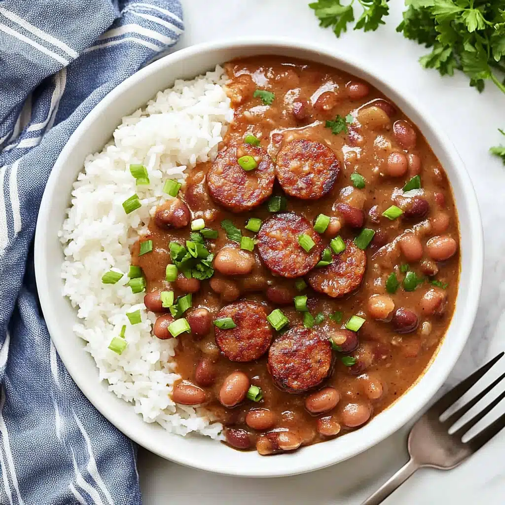 Creole Red Beans and Rice with Andouille Sausage Recipe - Recipe Image