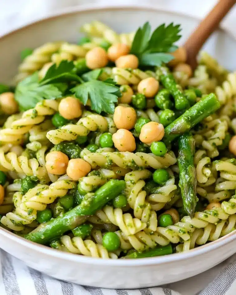 Green Goddess Pesto Pasta Salad Recipe